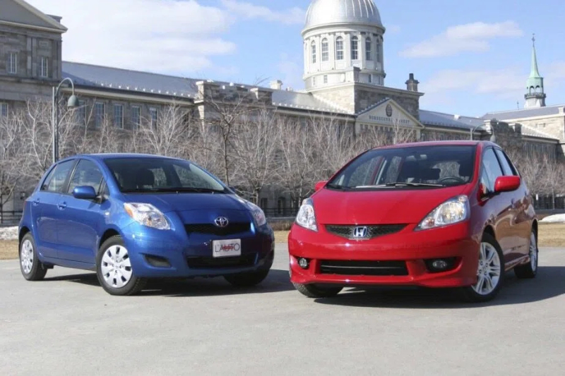Honda Fit-Toyota Yaris deux citadines au goût du jour _ La Presse