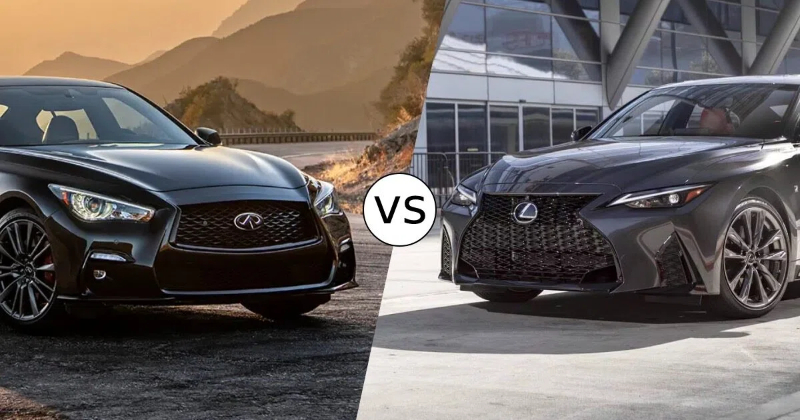 2025 Lexus IS vs. INFINITI Q50 _ Lexus Stevens Creek