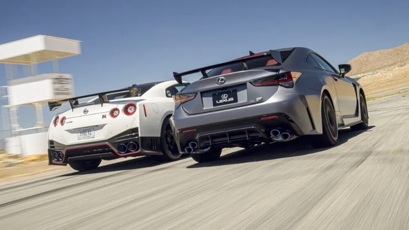 Nissan GT-R Nismo vs Lexus RC F Track Edition Top Gear