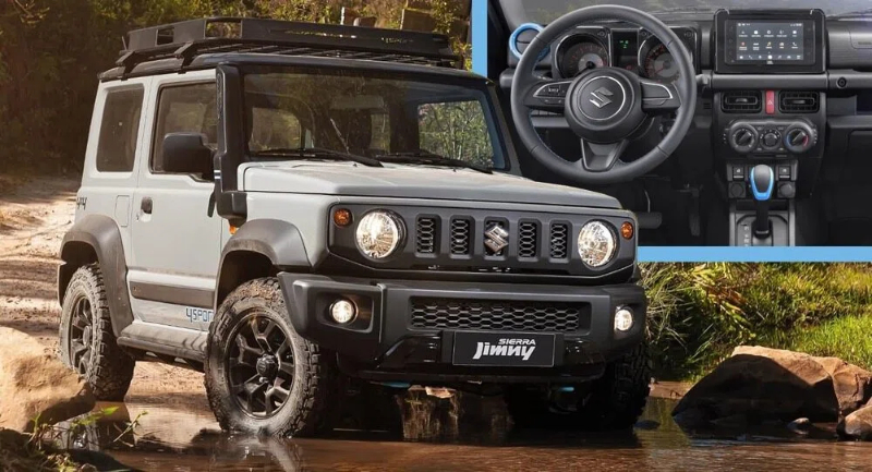 Suzuki Jimny Sierra 4Sport Limited Edition Debuts In Brazil With Off-Road Goodies _ Carscoops Suzuki Jimny Sierra 4Sport Limited Edition Debuts In Brazil With Off-Road Goodies _ Carscoops