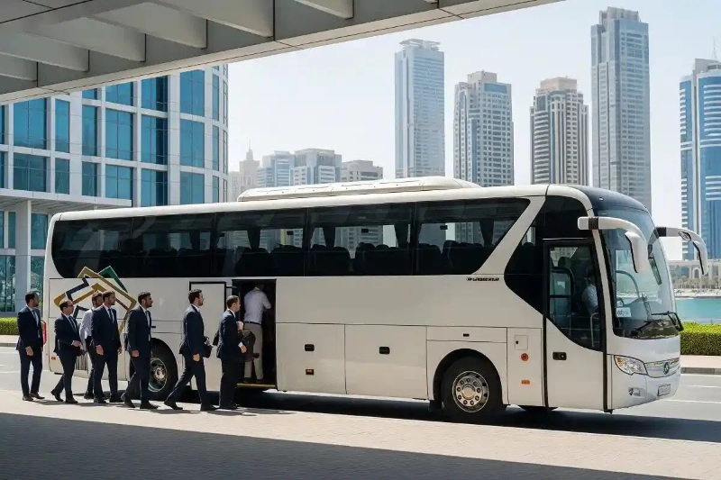 Private Luxury Bus Rental Services in Abu Dhabi