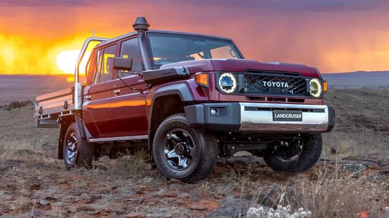 70 Series LandCruiser manual four-cylinder option replaces V8