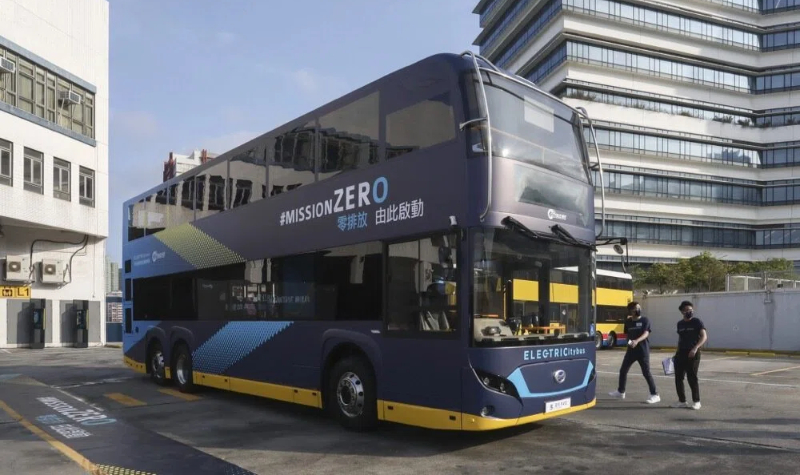 Hong Kong to get first electric double-decker bus designed to handle hilly terrain in move towards carbon neutrality _ South China Morning Post