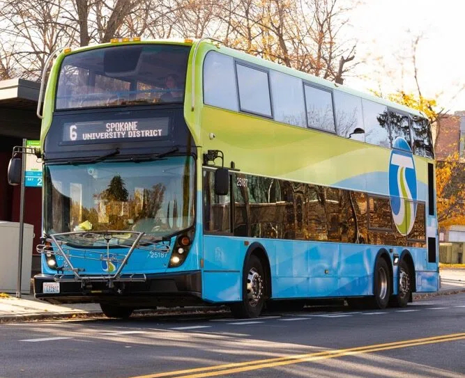 A double deck of changes EWU and STA go digital with new bus system - The Easterner