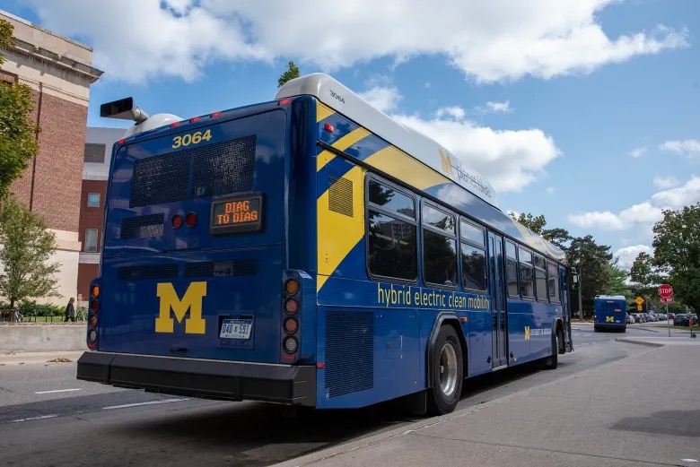 UMich rolls out four new electric buses UMich rolls out four new electric buses
