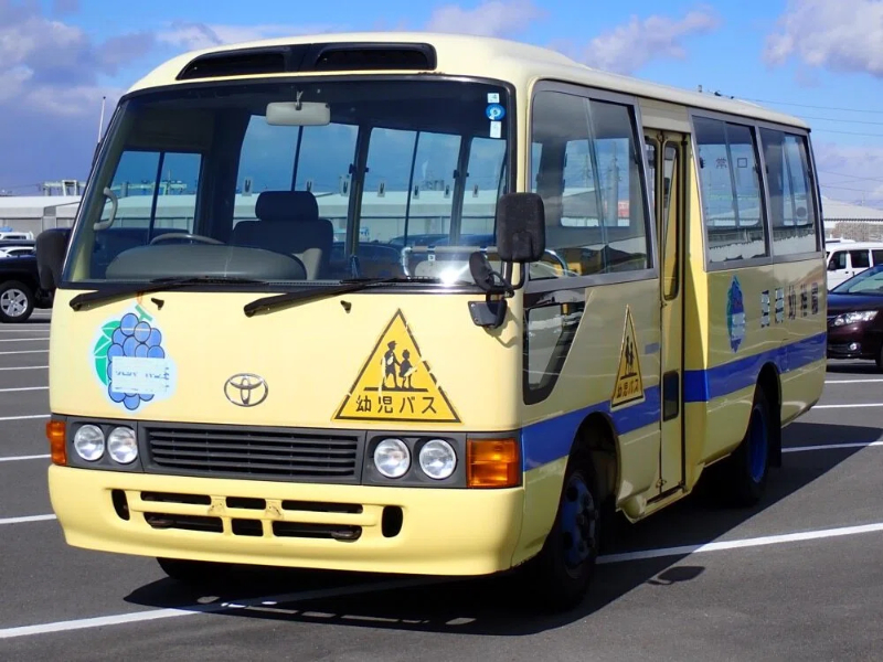 TOYOTA Coaster Kindergarten Bus _5MT 3B_ _ Japanese used Vehicles exporter Tomisho TOYOTA Coaster Kindergarten Bus _5MT 3B_ _ Japanese used Vehicles exporter Tomisho