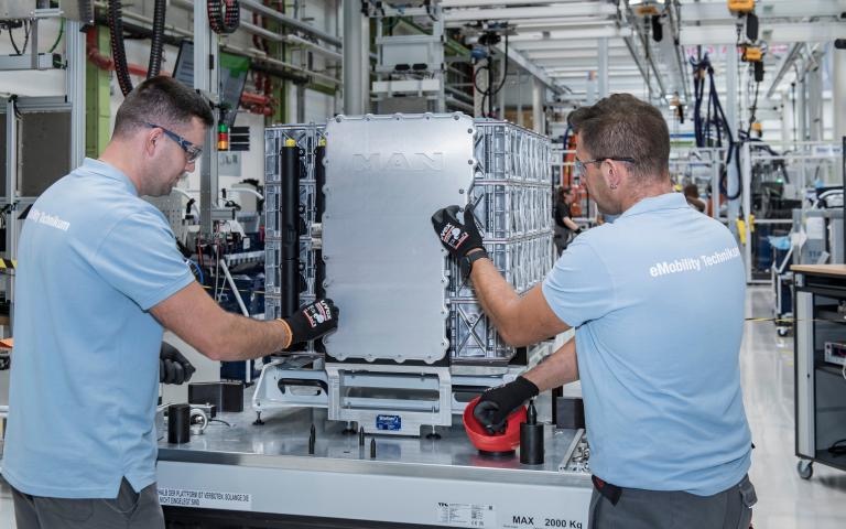New MAN battery production facility in Nuremberg; 100 million euros investment | Busworld Europe 2025