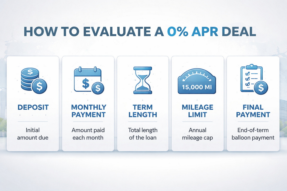 Zero Interest Finance Checklist