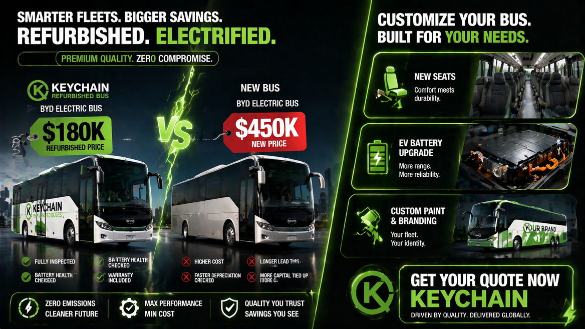 New Energy Used Bus Customization