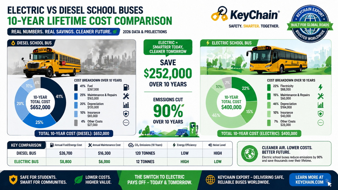 Electric Vs Diesel Cost Pie Chart