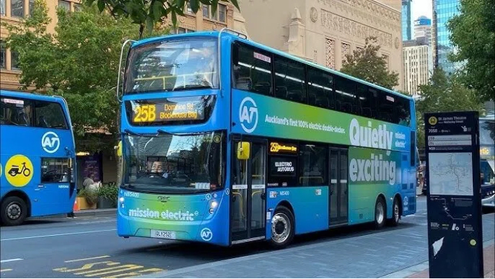 Auckland&rsquo;s First 100% Electric Double Decker Bus - NB5400 (CRRC C12R ET12MAX)