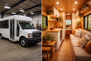 Shuttle Bus Conversion From Shell To Cozy Home.jpg