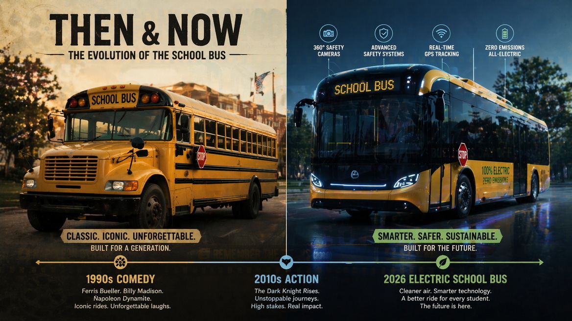 From Film To Real World School Bus Evolution