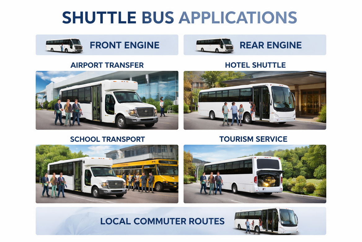 Best Use Cases For Shuttle Bus Types