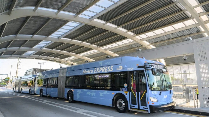 Miami-Dade launches Metro Express, the nation's longest all-electric BRT - Sustainable Bus Miami-Dade launches Metro Express, the nation's longest all-electric BRT - Sustainable Bus