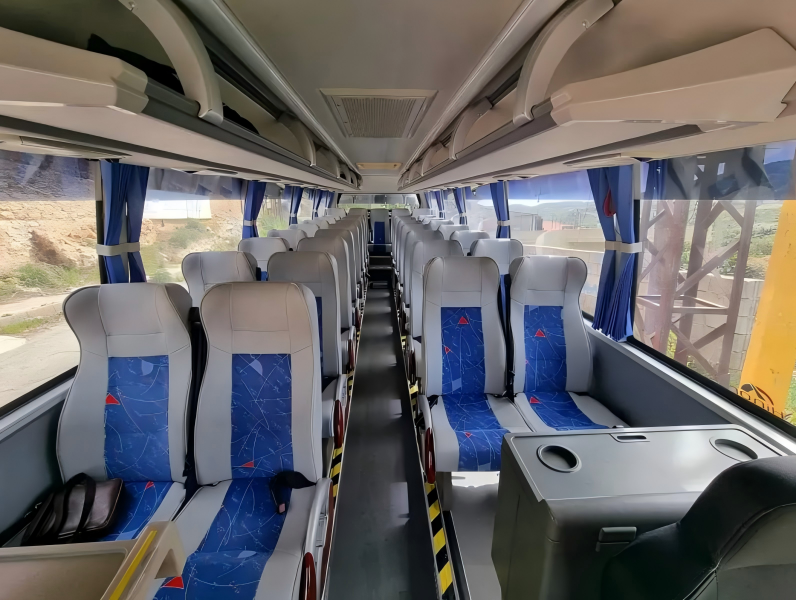 High-Capacity Bus Interior