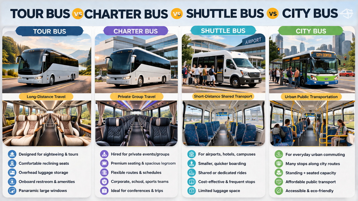 Tour Bus Comparison Guide