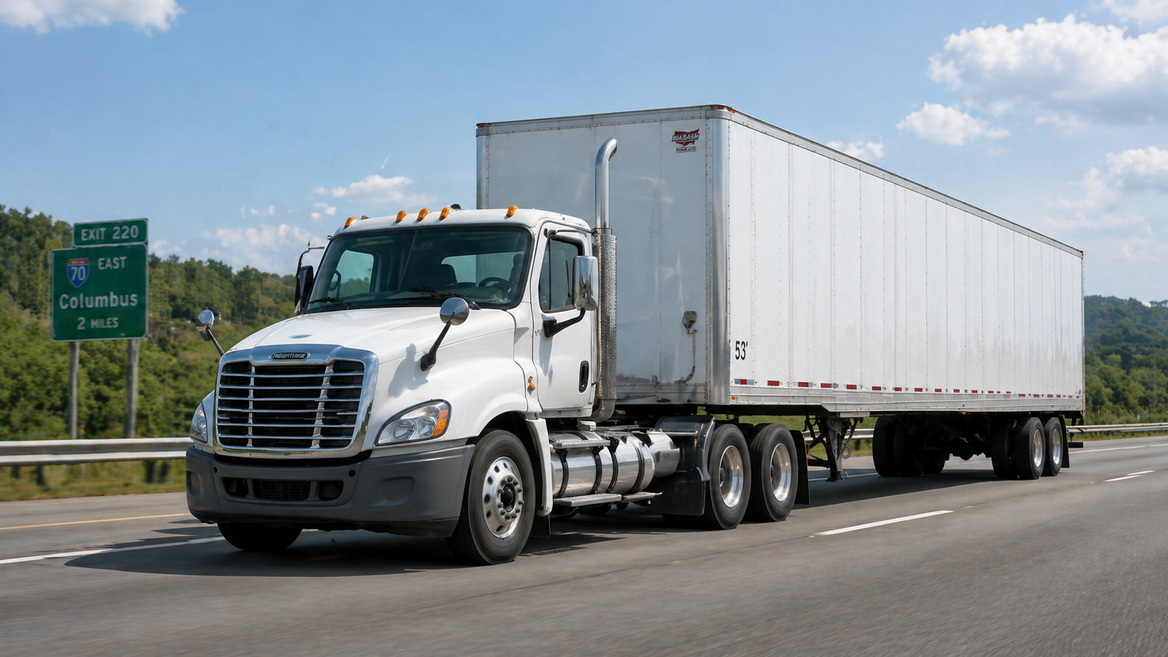 2011 Tandem Axle Day Cab Tractor In Action