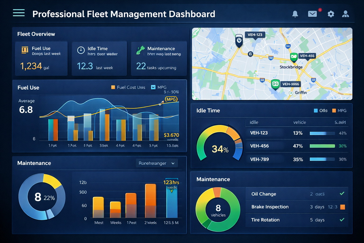 Fleet Telematics Dashboard