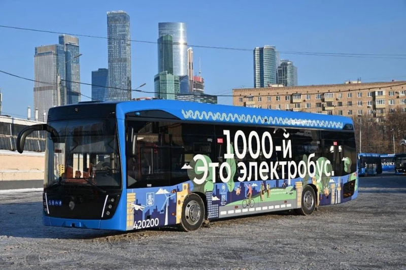 Moscow welcomes 1,000th electric bus to the city - Sustainable Bus