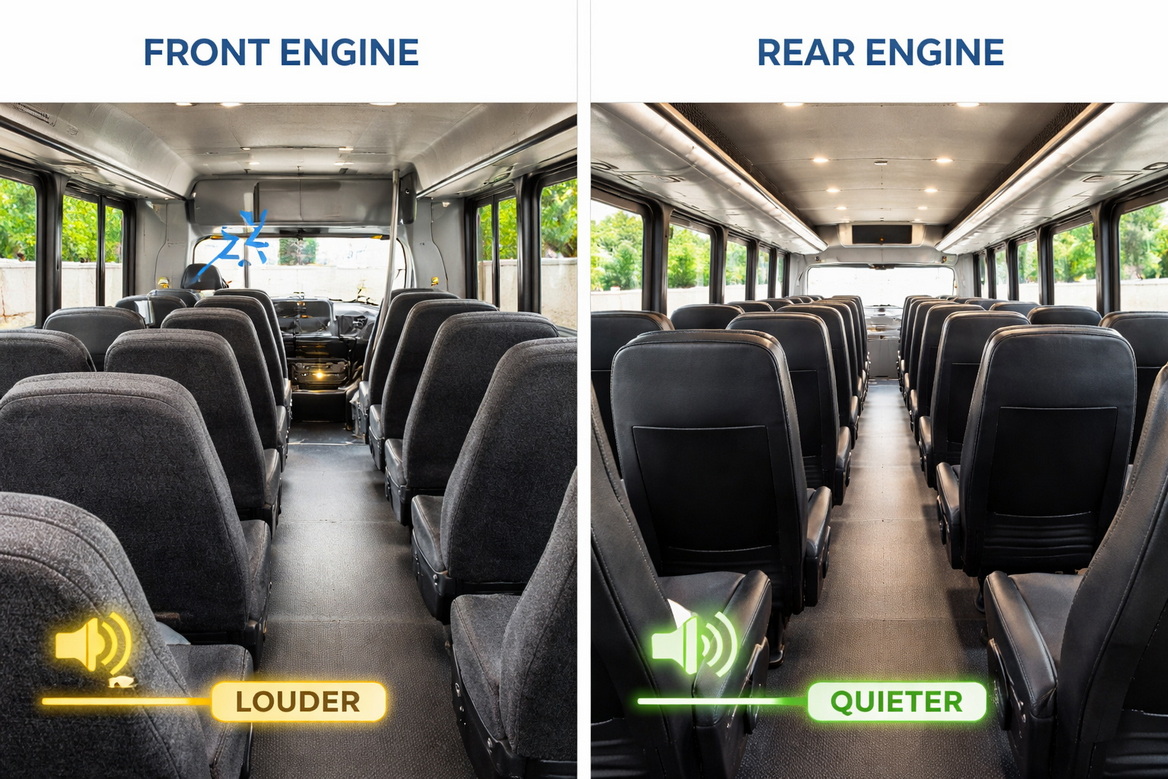 Shuttle Bus Interior Comfort Comparison